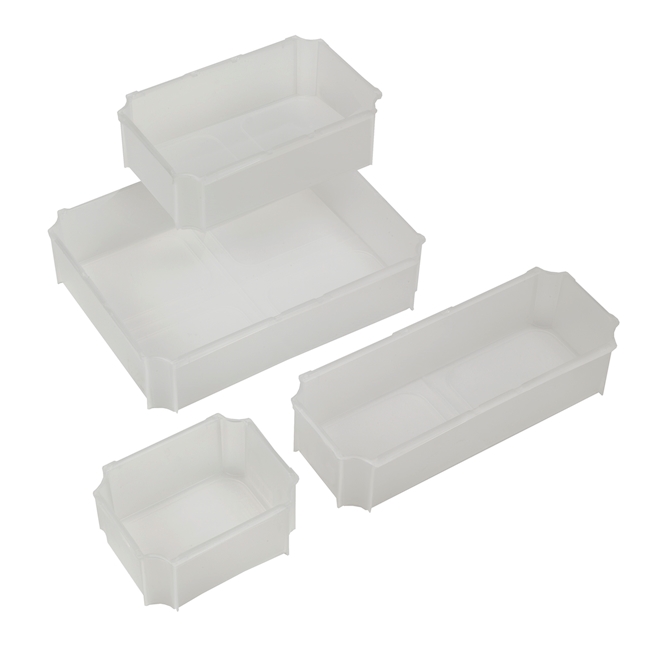 Insert box transparent 1/8